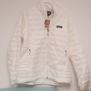 Patagonia W's Nano Puff Jacket Birch White Large